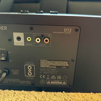 Edifier D12 (70 Watts) Stereo Speaker with Bluetooth & Remote - Black image 4