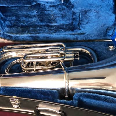 Yamaha YEB 381 Silver Professional Eb Tuba! Gorgeous! Plays Fantastic!😎🔥 image 2