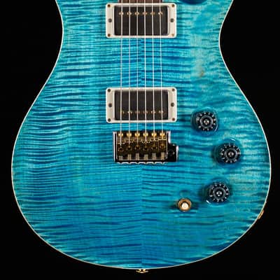PRS Wood Library Willcutt Exclusive DGT Korina Neck Aquableux 10 Top (279) image 3