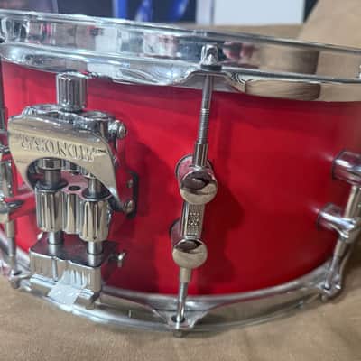 Sonor SQ1 14x6.5 Birch Snare Drum - Hot Rod Red image 6