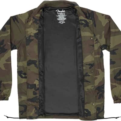 Genuine Fender Logo Camouflage Pattern Coaches Jacket Sz Extra Large #9192002606 image 2