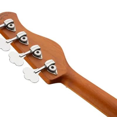 Sadowsky MetroExpress 21-Fret Vintage J/J Bass, Roasted Maple Fingerboard, Lefthand, 4-String - Solid Black High Polish image 8