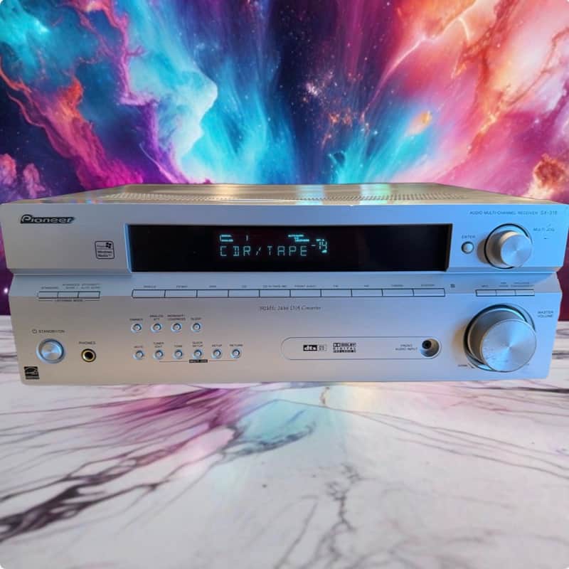 Pioneer SX-316S 5.1 Stereo Receiver 320W Dolby Pro Logic II Silver - Serviced🎶