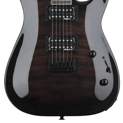 Jackson JS Series Dinky Arch Top JS32Q DKA HT Electric Guitar - Transparent Black Burst image 1