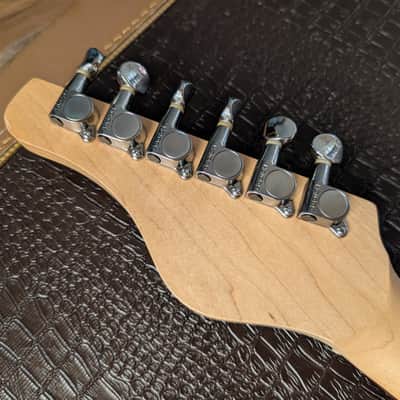 Jerry Jones Electric Sitar Guitar Harder To Find Gator White Crackle W/OHSC CLEAN! USA image 9