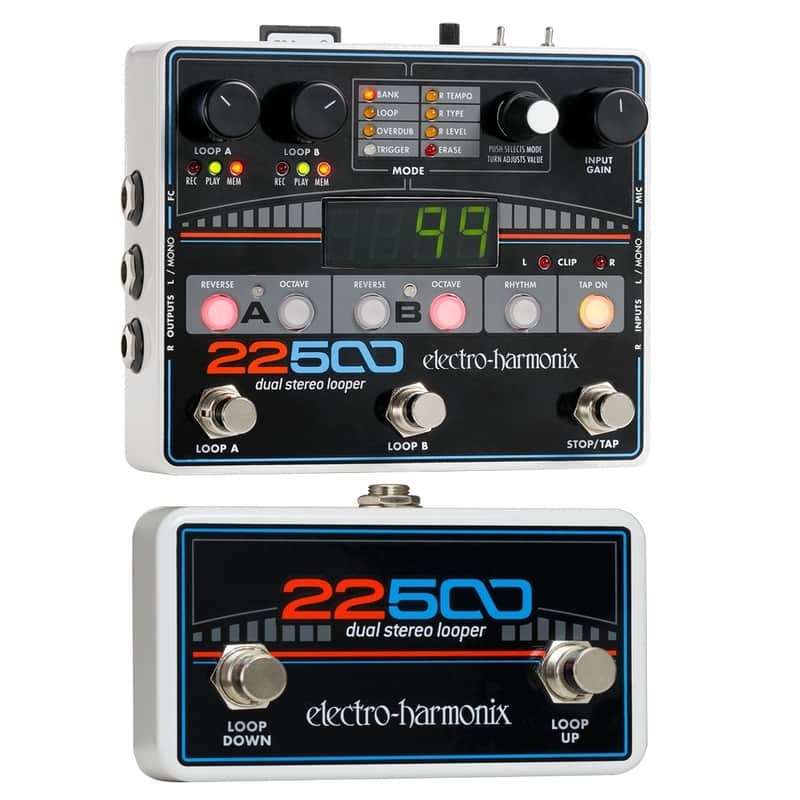 New Electro-Harmonix EHX 22500 Dual Stereo Looper Pedal WITH Foot Controller image 1