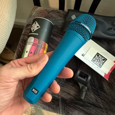 Telefunken M80 Custom Handheld Supercardioid Dynamic Microphone 2010s - Blue with Matching Grill image 2