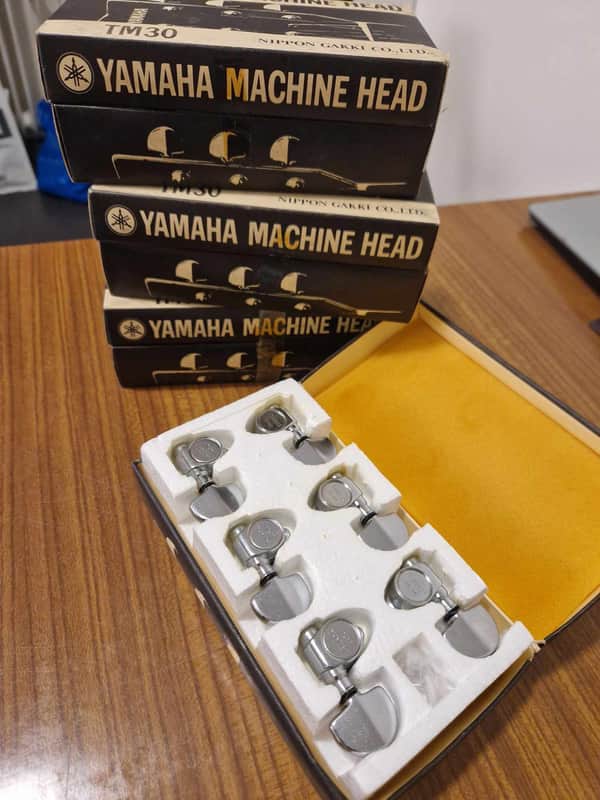 3 sets of Yamaha TM30 Machine heads/Tuners - Crome image 1