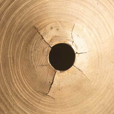 Zildjian 1945-49' K Zildjian Istanbul 20" Thin Ride Cymbal Old Stamp Type IIa 1,724g image 4