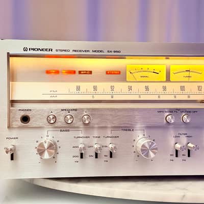 🎶 Pioneer SX-950 Vintage Stereo Receiver — Serviced | Partial Recap | LED Upgrade | Original Wood Cabinet image 4