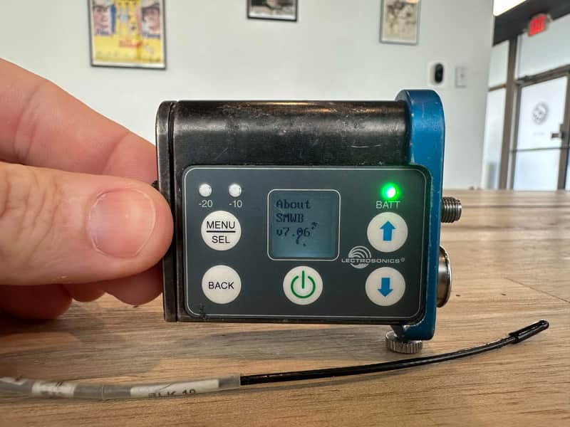 Lectrosonics SMWB Band A1 Digital Hybrid Wireless Transmitter image 1
