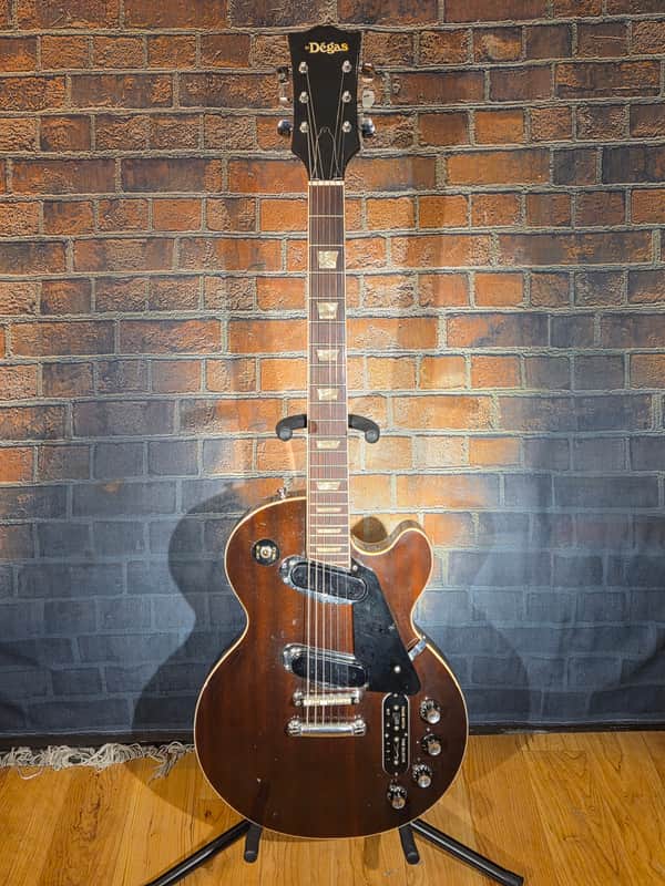 Vintage 1970s El Dégas Lawsuit LP Recording Copy Natural - Neck Pickup Is Not Working image 1
