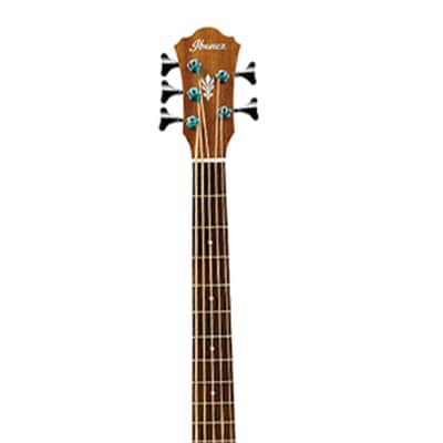 Used Ibanez AEB105ENT AE Acoustic-Electric 5-String Bass - Natural image 5