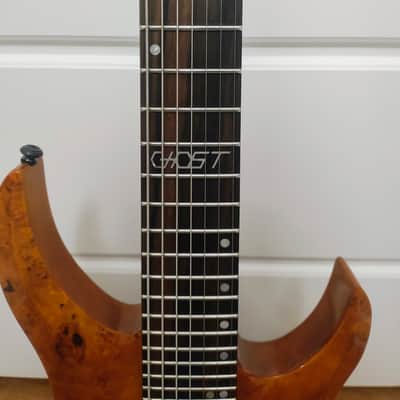 Legator G7SS Prototype 2020's - Gloss Amber Burl image 5