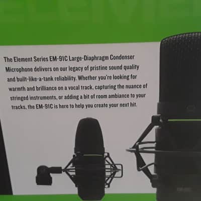 Mackie EM-91C EleMent Series Large Diaphragm Cardioid Condenser Microphone image 2