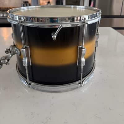 Ludwig Club Date 9x13" Rack Tom with Keystone Badge 1968 - 1969 - Black/Gold Duco Lacquer image 4