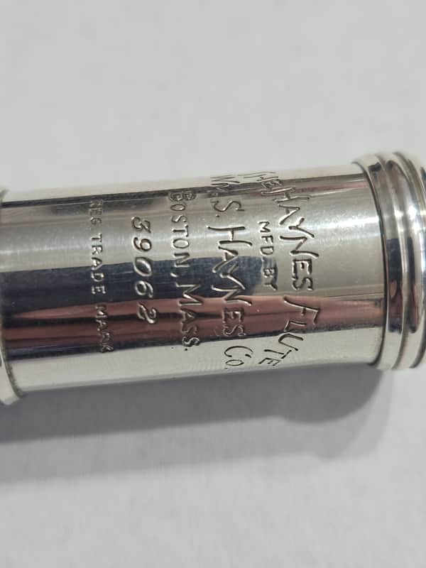 Haynes Handmade Flute 1971 - Silver image 1