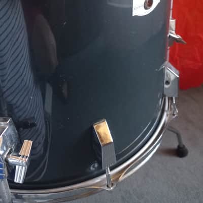 Vintage Tama Rockstar Pro 16x16 Floor Tom - Split Lugs - Gun Metallic Grey (Made in Japan) image 5