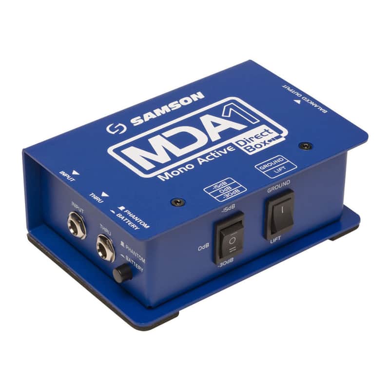 Samson SAMDA1 Active Mono Direct Box with Durable Single-Channel DI image 1