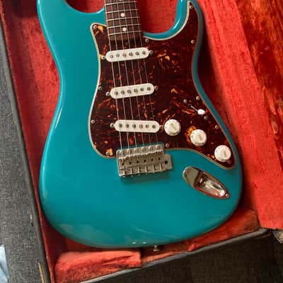 Fernandes The Revival 1983 - Turquoise w/ Duncan Pickups image 3