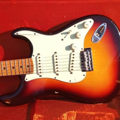 2016 NOS Fender Custom Shop 1958  Journeyman Relic Stratocaster in Chocolate 3 Tone Sunburst image 1