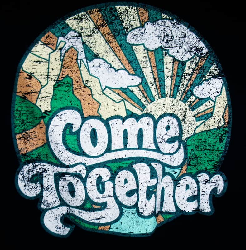 beatles related come together song title 2xl MINT 2000s tee - abbey road john paul george ringo epiphone guitar hofner bass image 1