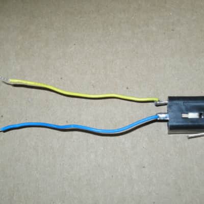 TWO lightly used genuine BOSS OUTPUT jacks (for compact sized pedals) + nuts & washers - ONE jack has two wires (blue & yellow) attached to it - they work fine (specifically from 2010 (but can be used on other year BOSS pedals) NO pedal / NO other parts image 8
