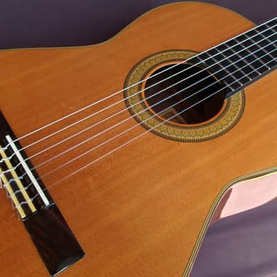 1981 K Yairi Classical Guitar Y505P Supervised by Saburo Nogami  - Natural+Deluxe Takabe Hard Case image 12