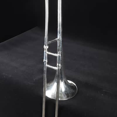 King 606 Student Model Tenor Trombone 2010s - Clear-Lacquered Brass image 3
