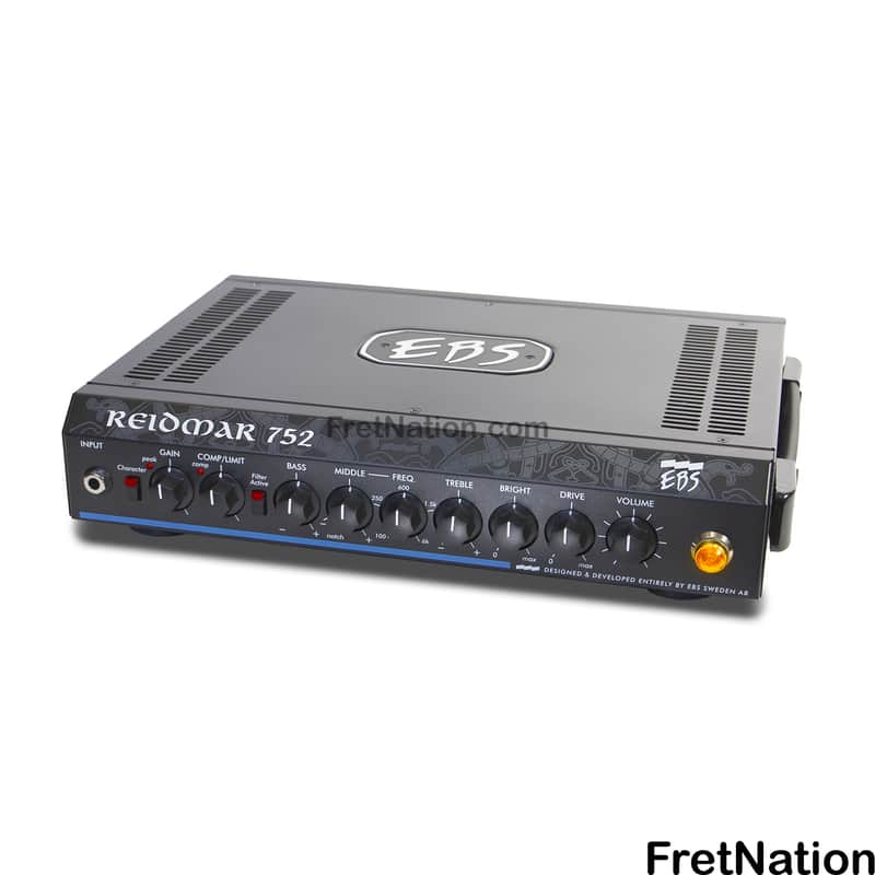 EBS Reidmar 752 Bass Class D Lightweight Bass Amplifier 750-Watt - EB-RD752 image 1