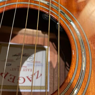 3/4 travel-size acoustic Zager guitar with LR Baggs pick-up image 15
