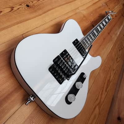 Carparelli Custom T-Style Electric Guitar – White Alder Body, Floyd Rose, Hand-Wound Humbuckers image 4