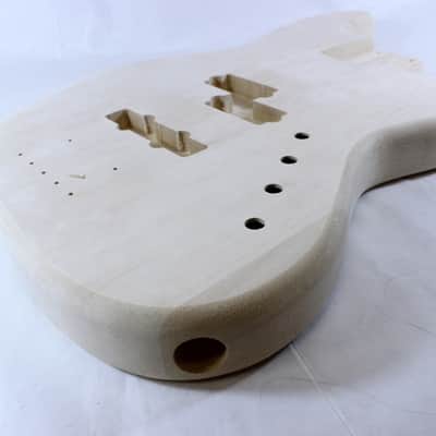 Replacement Unfinished Basswood PJ Jazz Bass guitar body - fits fender necks - JZRE004 image 2