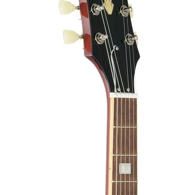 Epiphone ES335 Figured Top Guitar Raspberry Tea Burst image 4