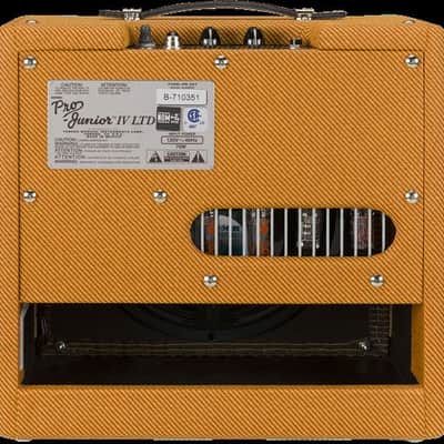Fender Pro Junior IV 15 Watt Tube Electric Guitar Combo Amplifier Vintage Tweed image 5
