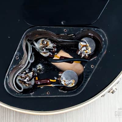 1973 Gibson Les Paul Custom Black Beauty Vintage Guitar w/ T Tops, Case image 15