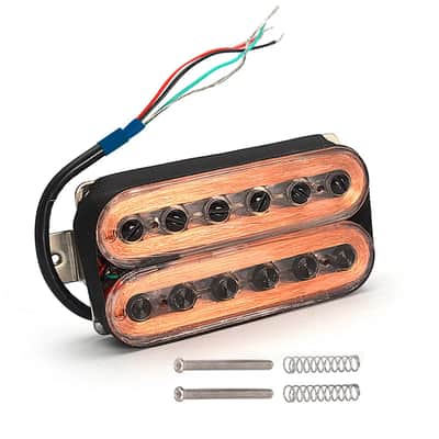 Alnico 8 Guitar Neck and Bridge Humbucker Pickup Set image 4