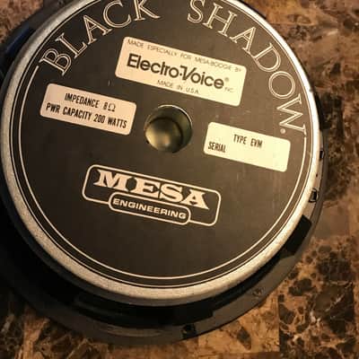 Mesa Boogie Electro Voice EVM 12L Black Shadow guitar speaker image 7