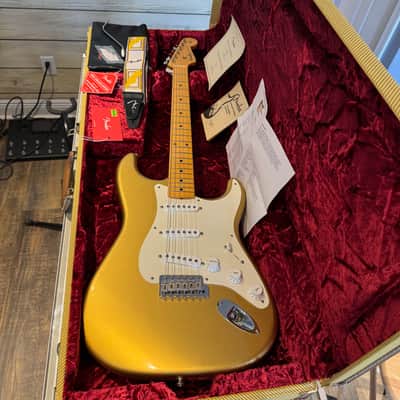 Fender American Original ‘50s Stratocaster 2018 - Aztec Gold image 1