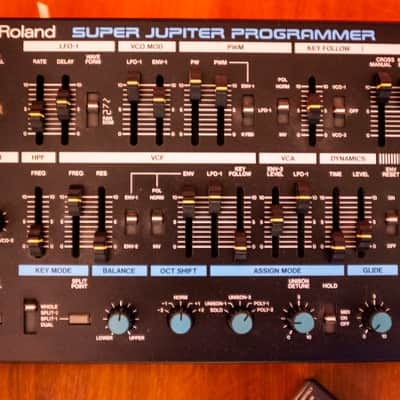 2 x Roland MKS-80 Super Jupiter with 1 x MPG-80 Programmer 1984 - 1989 - Black image 4