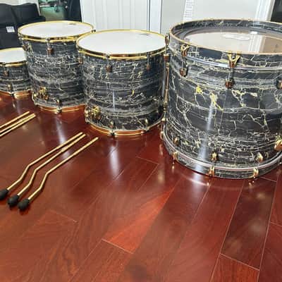SJC Black Marble w/ Brass Hardware image 1