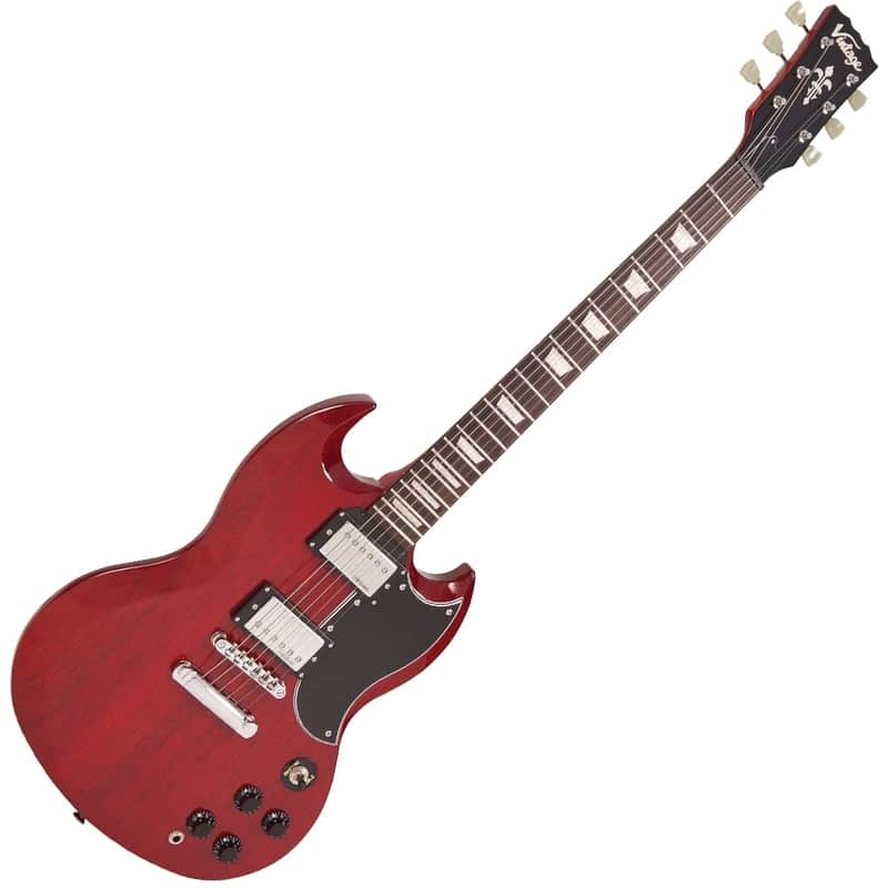 Vintage Reissued Series, Set Neck, VS6 Set neck w/Offset heel, Cherry Red image 1