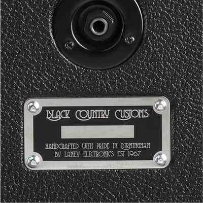 LANEY LA212 UK Angled Offset 50w 2 X 12 Guitar Cabinet With 2 Celestion Greenback Speakers Made In England image 6
