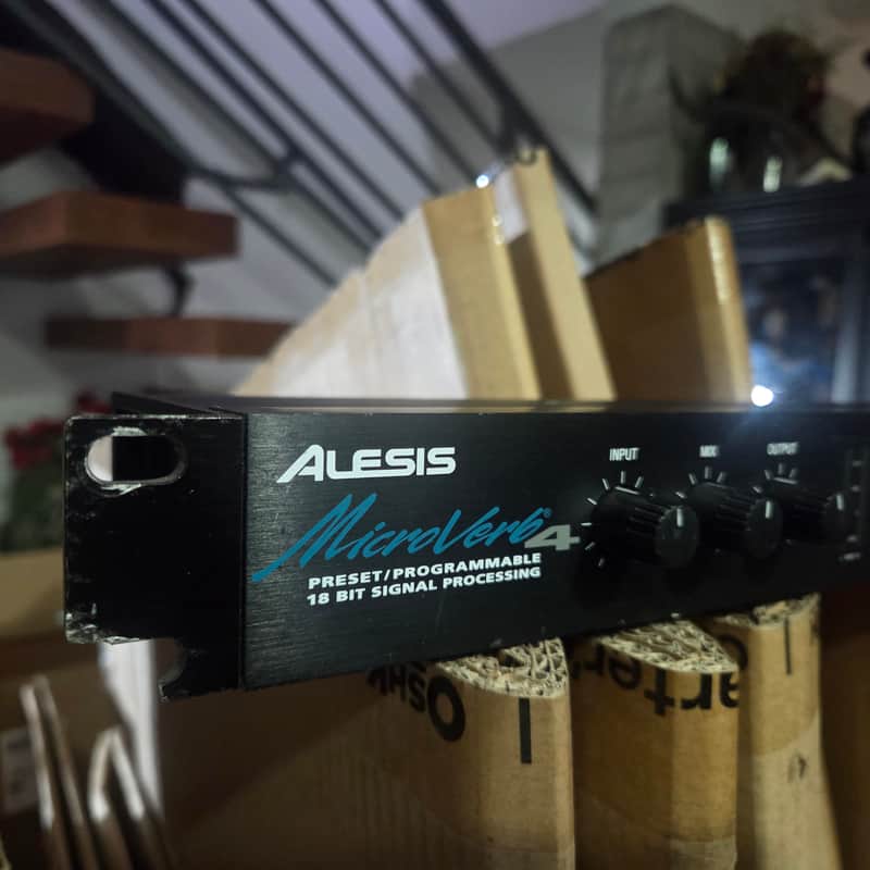Alesis MicroVerb 4 2010s - Black image 1