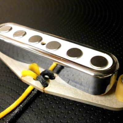 Q pickups Telecaster WHITE QUARTER POUND Pickups Set Custom Tele Bridge Neck .250" A5 Hand Wound image 12