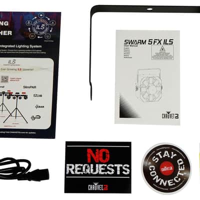Chauvet DJ Swarm 5 FX ILS RGBAW 3-in-1 DMX LED Rotating Derby/Laser/Strobe Light image 6