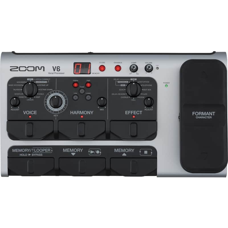Zoom V6-SP Multi-Effect Vocal Processor Pedal image 1