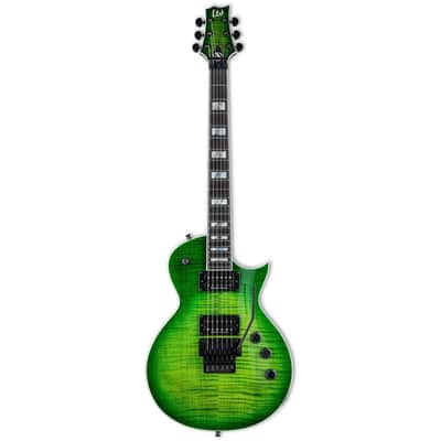 ESP LTD Alex Skolnick AS-1 Signature Electric Guitar, Lime Burst/Lime Green w/ Case image 1