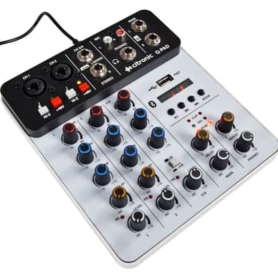 Citronic Q-PAD Multifunction Mini Mixer USB Bluetooth Audio Interface image 2