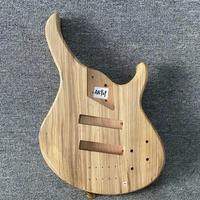 Solid Wenge Wood Top Electric Bass Okoume Body DIY Project image 1